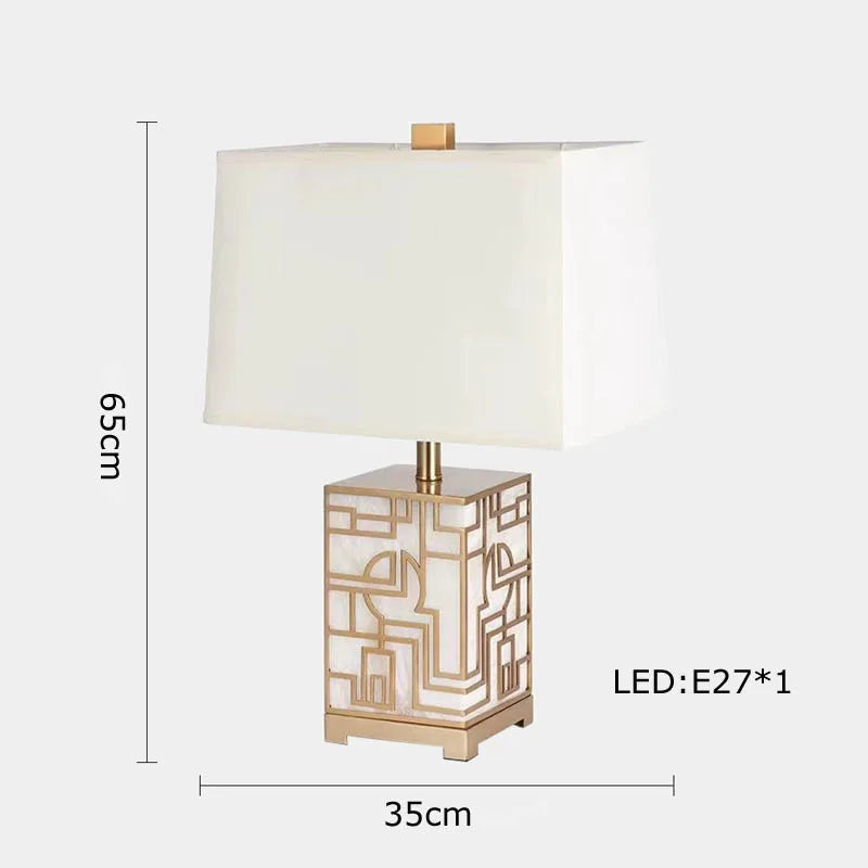 lampe de table rétro en tissu pour décoration intérieure - vue 16 sur 21
