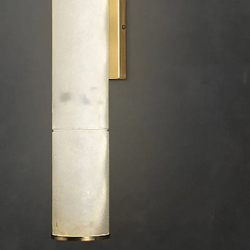 Applique murale LED cylindrique en marbre naturel - vue 6 sur 10