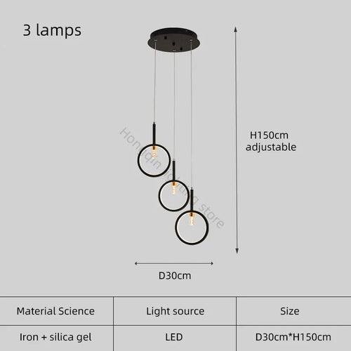 lustre moderne simple en forme trapézoïdale pour décoration intérieure - vue 12 sur 12