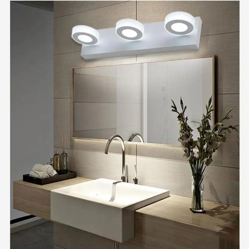 applique murale led moderne pour miroir et éclairage décoratif - vue 3 sur 9