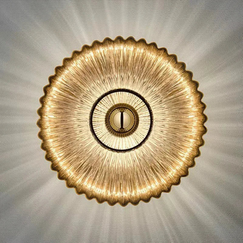 Éclairage en verre Bauhaus Vintage pour salon - vue 2 sur 9
