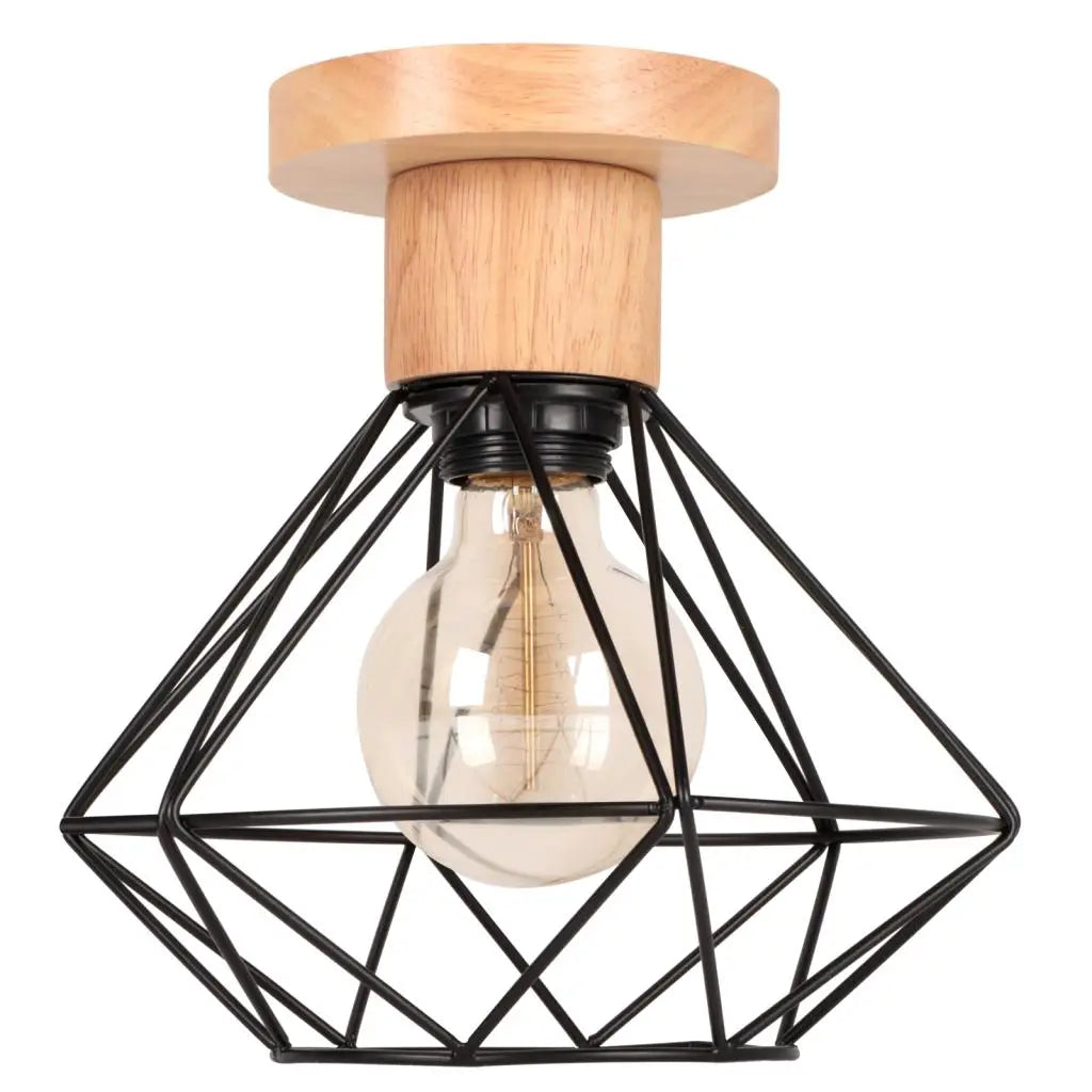 luminaires suspendus en métal style industriel rétro loft pour restaurant bar - vue 11 sur 12