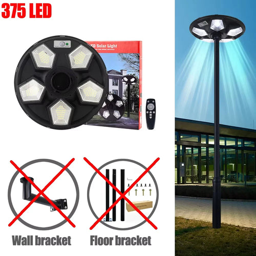 lampe solaire ronde pour jardin et éclairage extérieur - vue 10 sur 17