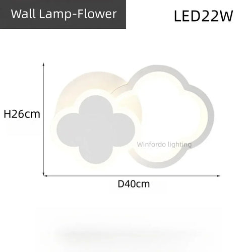 lustre led moderne créatif pour chambre enfant et salon intérieur - vue 9 sur 13