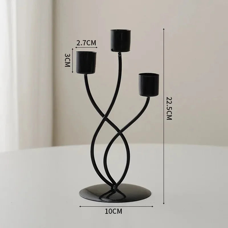 bougeoir nordique artisanal pour événements et décoration festive - vue 5 sur 20