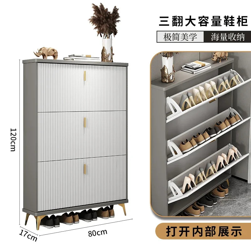 armoire à chaussures moderne multicouches pour un rangement optimal - vue 16 sur 18