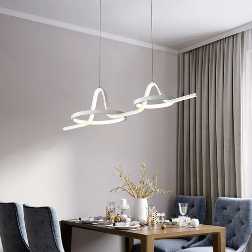 suspension led nordique pour restaurant et bureau - vue 5 sur 9