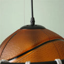 suspension modernes en forme de basket-ball led