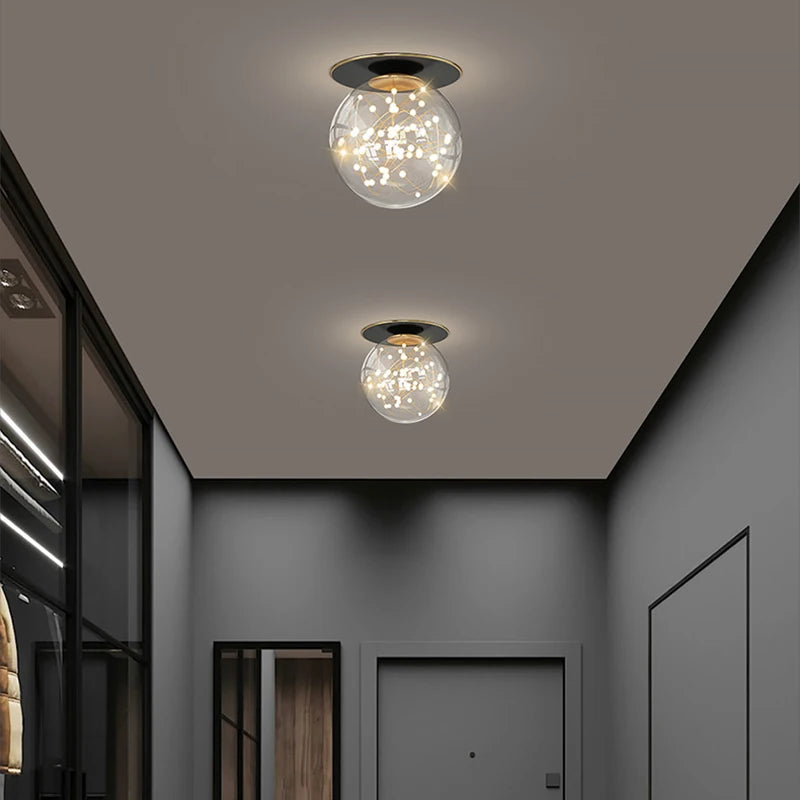 plafonnier led nordique pour décoration intérieure maison - vue 4 sur 16