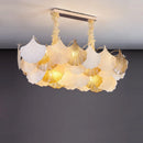 lustre suspendu led art déco ginkgo dimmable pour un éclairage élégant