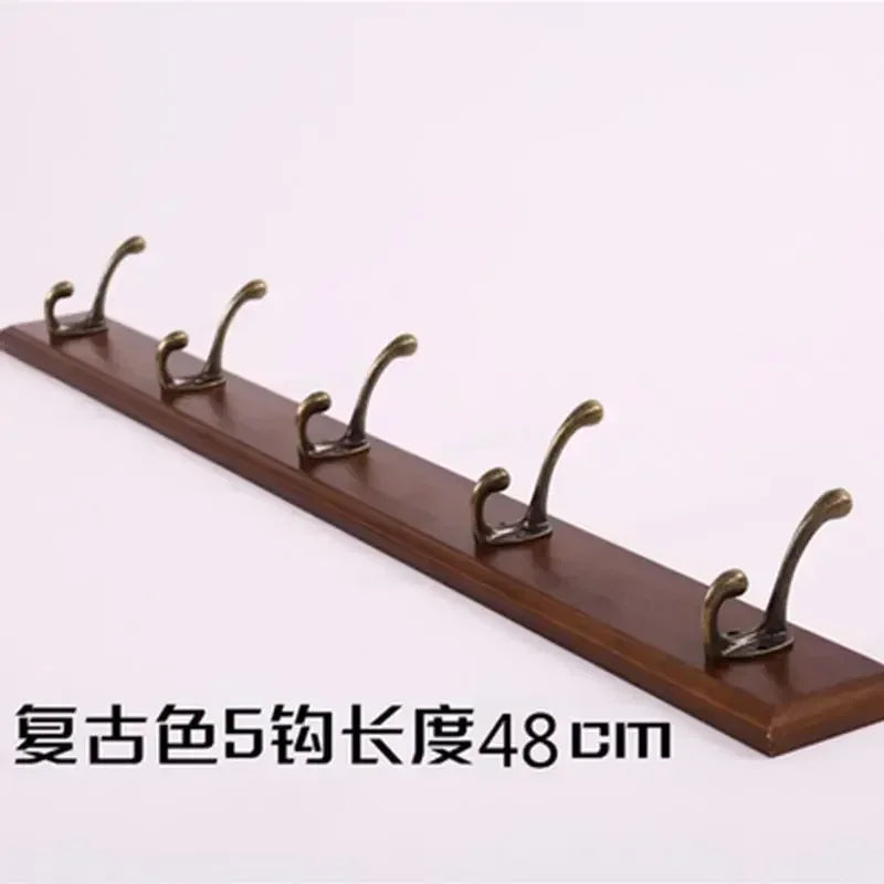 porte-manteau mural en bois pour rangement pratique - vue 13 sur 23