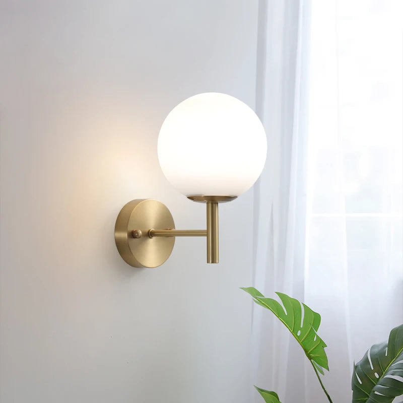 applique murale moderne en verre design pour intérieur élégant - vue 1 sur 9