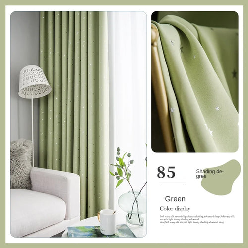 Rideau occultant plissé motif enfant salon chambre balcon - vue 8 sur 12