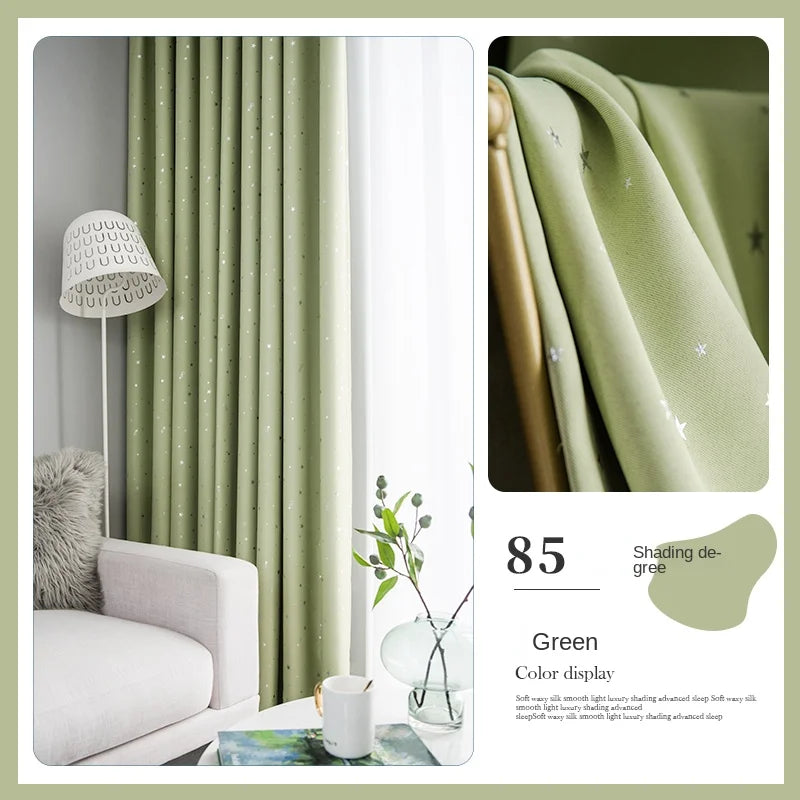 Rideau occultant plissé motif enfant salon chambre balcon - vue 7 sur 12