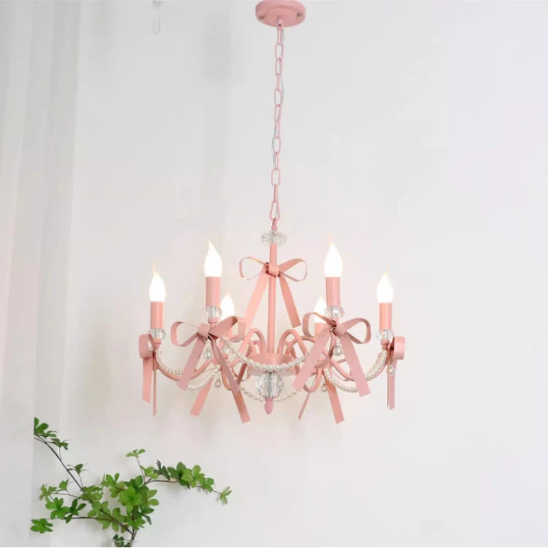 lustre romantique mignon pour chambre enfant décoration lumineuse - vue 4 sur 8