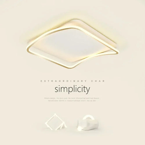 plafonnier led moderne pour décoration intérieure élégante et simple - vue 5 sur 12