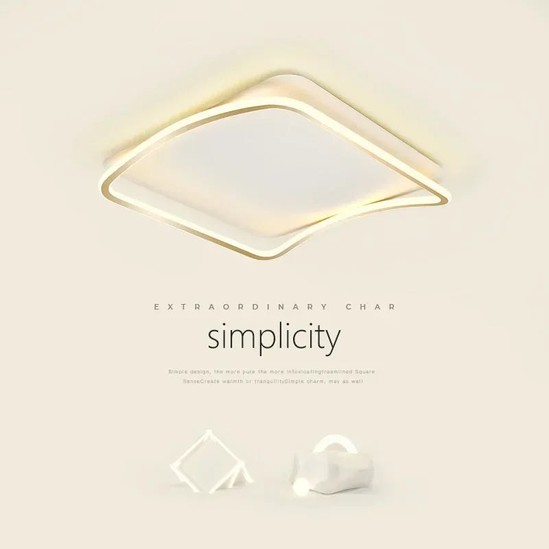 plafonnier led moderne pour décoration intérieure élégante et simple - vue 5 sur 12