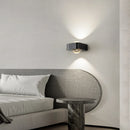 applique murale carrée en cuivre moderne et luxueuse à double tête