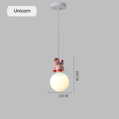 suspension design animal pour enfants cheval ours lapin baleine - vue 10 sur 10