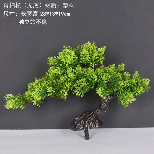 plante artificielle bonsaï en plastique pour décoration intérieure - vue 6 sur 41