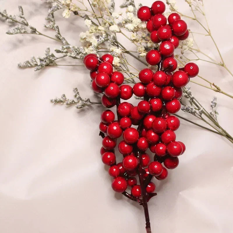 branche de baies artificielles pour décoration de Noël - vue 4 sur 12