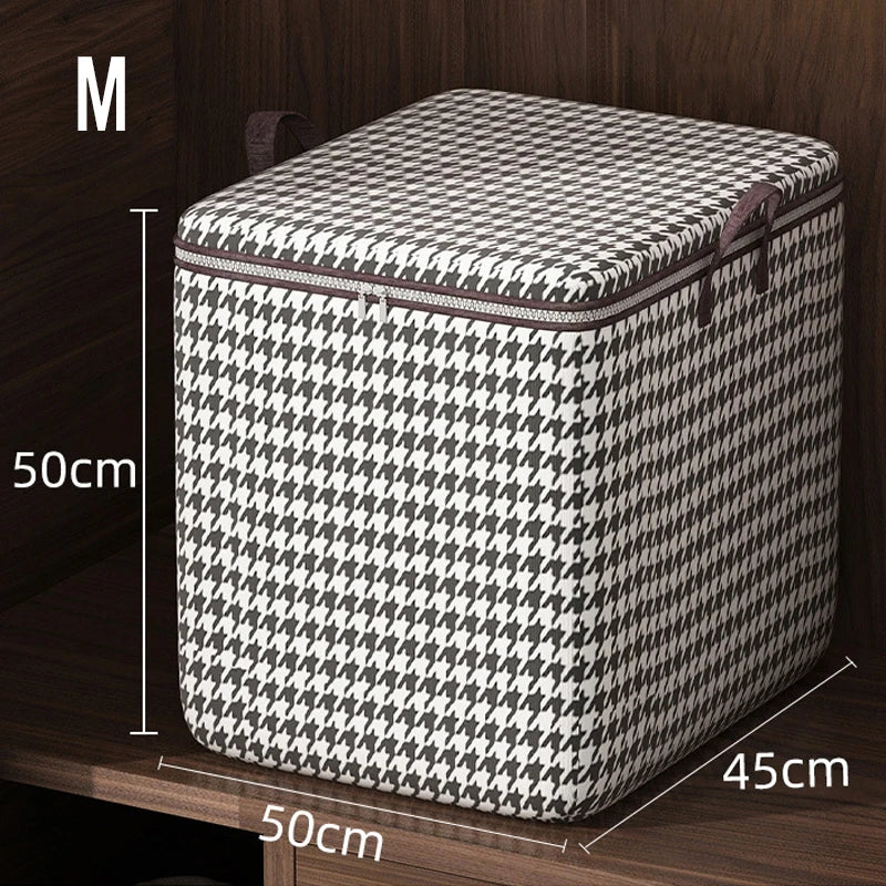 sac de rangement pliant grande capacité pour vêtements avec poignée - vue 9 sur 10