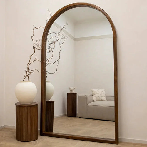 miroir décoratif circulaire pour une ambiance bohème élégante - vue 3 sur 9
