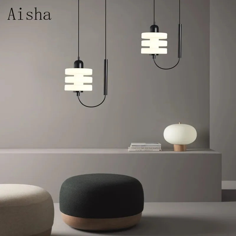 lustre en verre design nordique pour décoration intérieure élégante - vue 4 sur 7