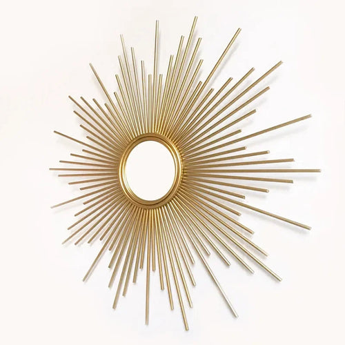 miroir décoratif en métal pour décoration murale créative - vue 4 sur 7