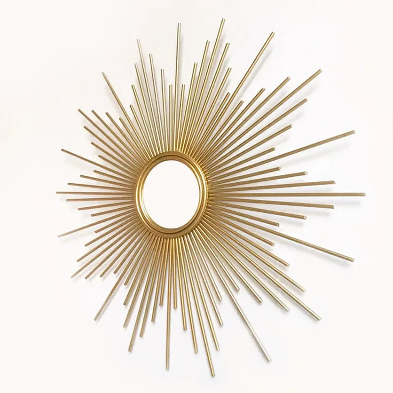 miroir décoratif en métal pour décoration murale créative - vue 3 sur 7