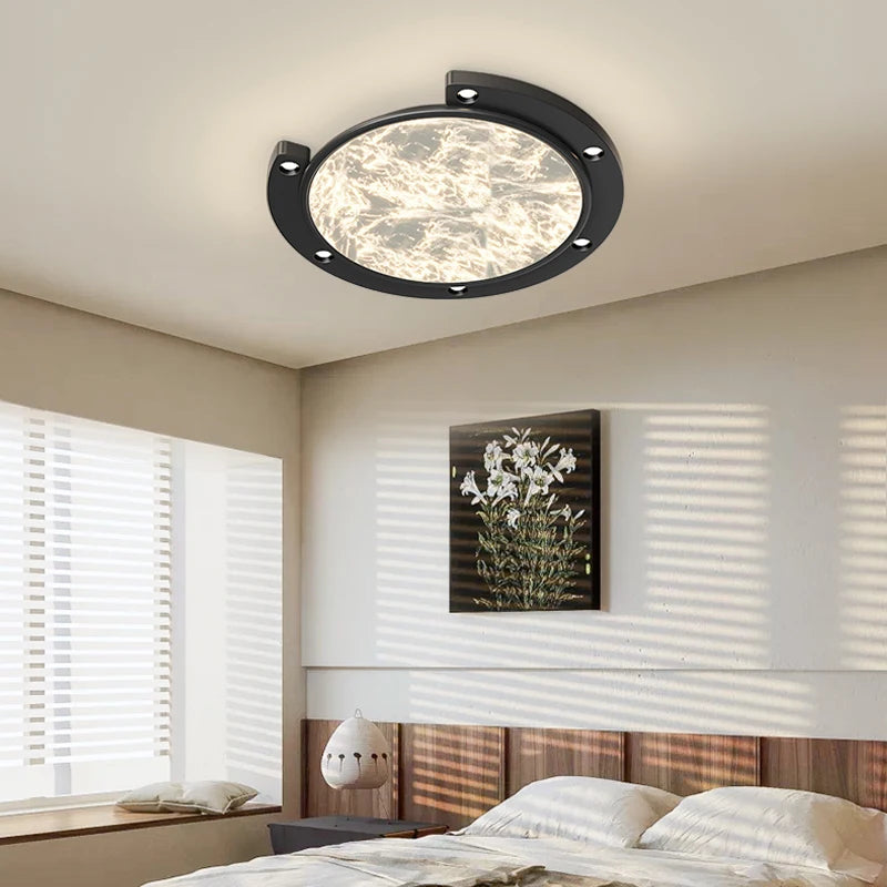 plafonnier led minimaliste protection des yeux éclairage intérieur moderne - vue 5 sur 12