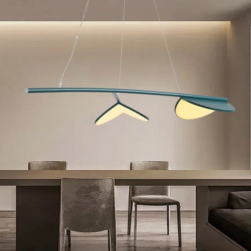 lampe décorative moderne en forme de feuille dabricot pour intérieur - vue 2 sur 10