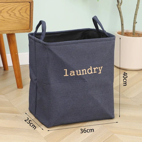 panier pliable en toile de jute pour vêtements sales - vue 9 sur 10