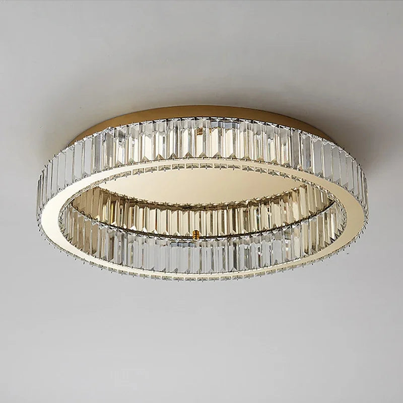 plafonnier en cristal luxueux pour décoration intérieure moderne - vue 5 sur 9