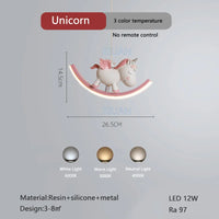 lampe suspendue déco licorne