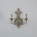 applique murale double tête en fer antique rétro américain