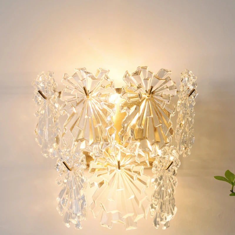 applique murale en verre à led pour décoration moderne intérieure - vue 2 sur 15