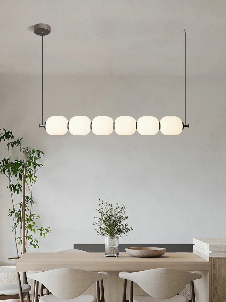 lustre moderne nordique simple pour restaurant et bar - vue 4 sur 8