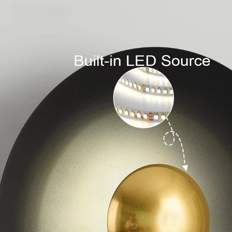 Applique circulaire nordique à LED - vue 6 sur 11