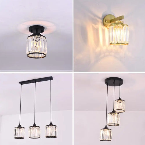 lustre en cristal moderne pour un éclairage intérieur élégant - vue 5 sur 22