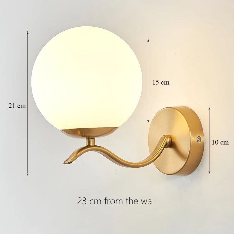 applique murale en verre luxe style art déco pour intérieur - vue 8 sur 21