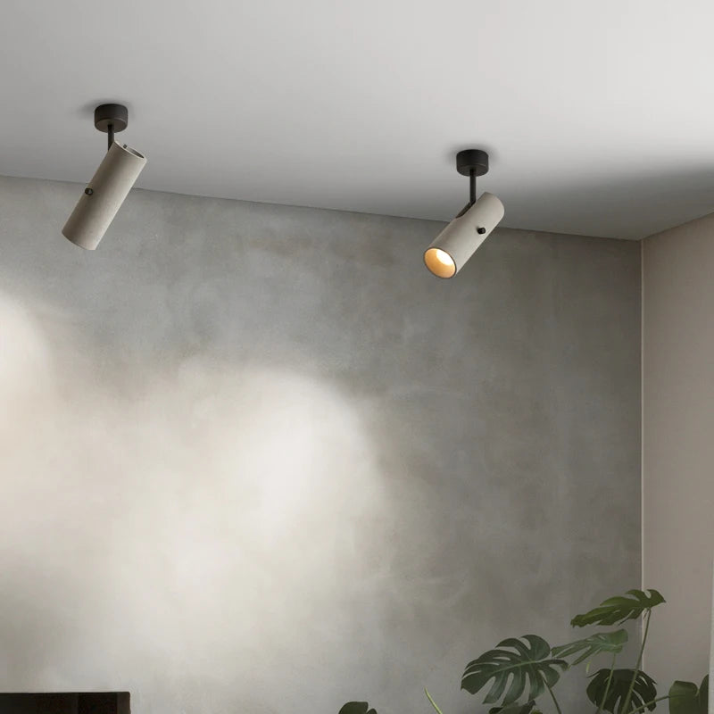 applique murale rotative en ciment style industriel pour intérieur - vue 5 sur 8