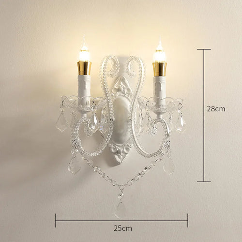 applique murale en cristal moderne avec éclairage led élégant - vue 11 sur 10