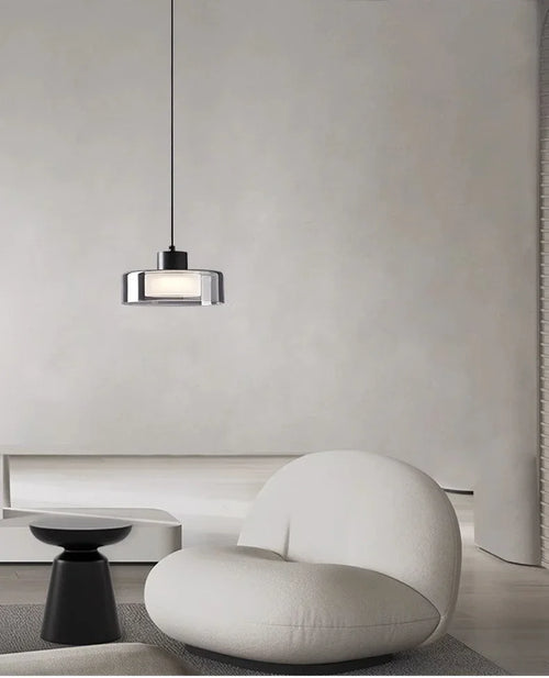 lustre led décoratif suspension éclairage intérieur moderne - vue 3 sur 10