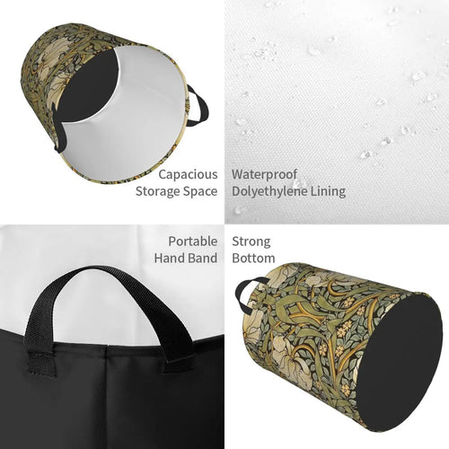 panier à linge floral personnalisé pour rangement et organisation - vue 11 sur 30