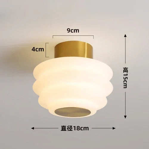 plafonnier nordique à intensité variable pour intérieur et extérieur - vue 10 sur 12