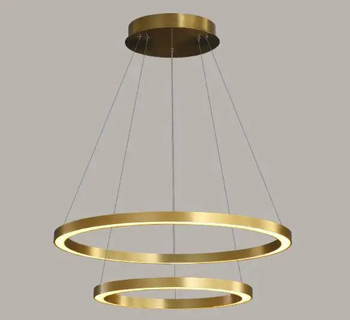 lustre led nordique circulaire pour décoration intérieure luxueuse - vue 11 sur 12