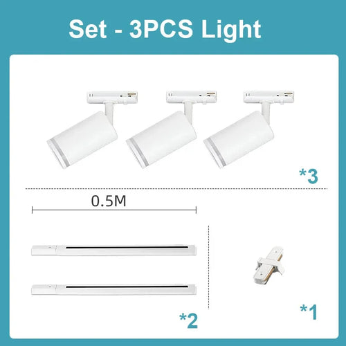 spot led sur rail pour éclairage intérieur moderne et fonctionnel - vue 10 sur 24