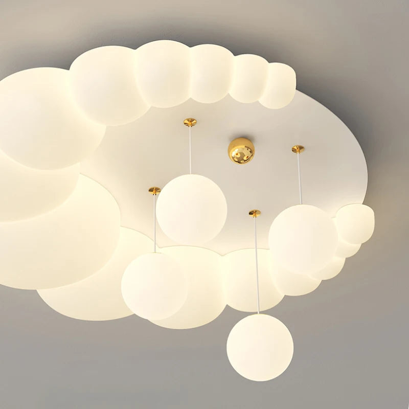 plafonnier romantique à bulles pour chambre d'enfant moderne - vue 6 sur 10