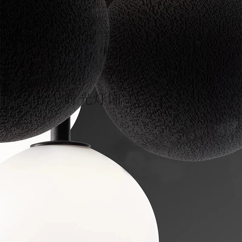 lustre créatif en velours pour un éclairage haut de gamme - vue 5 sur 12
